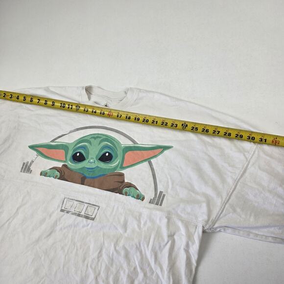 Star Wars Spirit Jersey Shirt Mens Large The Mandalorian Grogu Bounty Disney - Picture 7 of 12